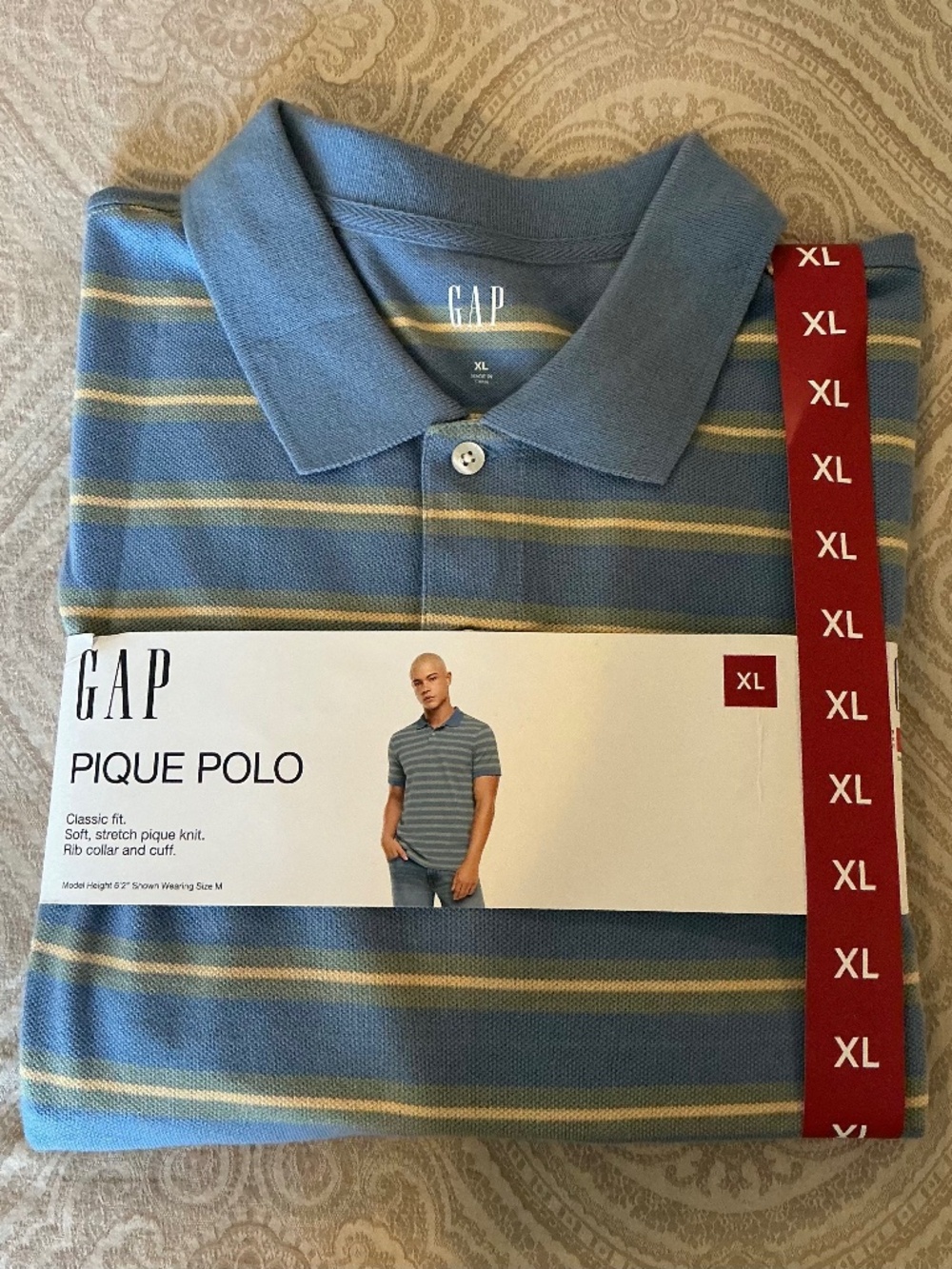 NWT Men’s GAP Pique Polo size XL